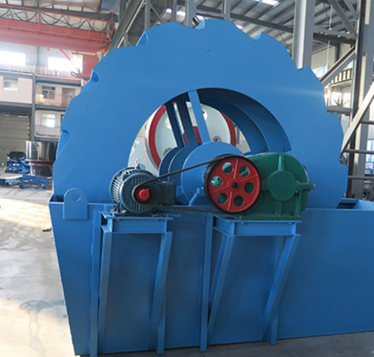 Ηλεκτρική δομένος μηχανή 50 TPH 5.5kw κόσκινων άμμου τύπων ροδών για την κατασκευή