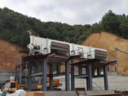 Δονητική μηχανή κόσκινων οθόνης δόνησης υψηλής αποδοτικότητας γραμμική για τις συγκεκριμένες εγκαταστάσεις συνόλων