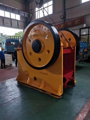 55Kw σκληρό κίτρινο λευκό μηχανών PE500*750 συντριβής βράχου γρανίτη μικρό