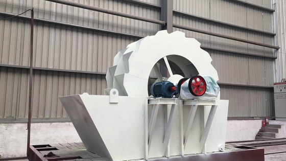 Μηχανή 7.5kw 180 δομένος οθόνης ροδών χρυσό σπειροειδές πλυντήριο άμμου TPH