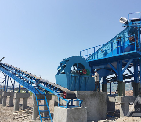 250 TPH 60t/h κάδων ροδών άμμου πλυντηρίων άμμου δομένος οθόνη άξονων βιδών σπειροειδής εκκεντρική