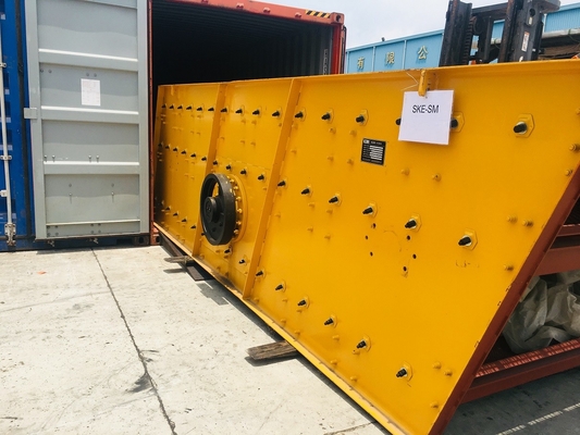Στρογγυλή υπερηχητική μηχανή 18.5Kw 3YK1848 διαλογής άμμου δομένος με το δίκτυο χάλυβα ΜΝ