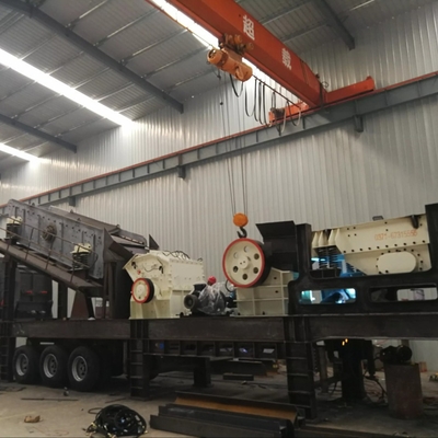 Χρησιμοποιημένη κινητή μηχανή PF1010 60 TPH θραυστήρων